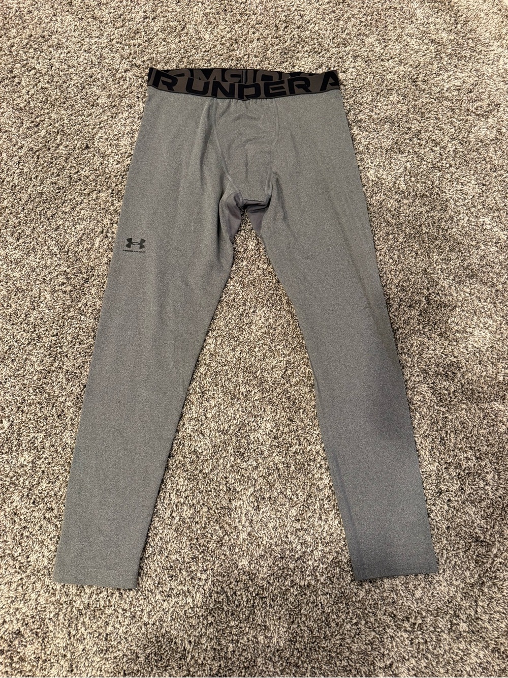 Under Armour Gray Kids' Compression Leggings